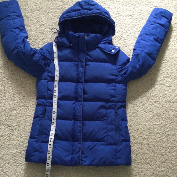 J.Crew Blue Down Puffer Coat XS - Picture 5 of 5